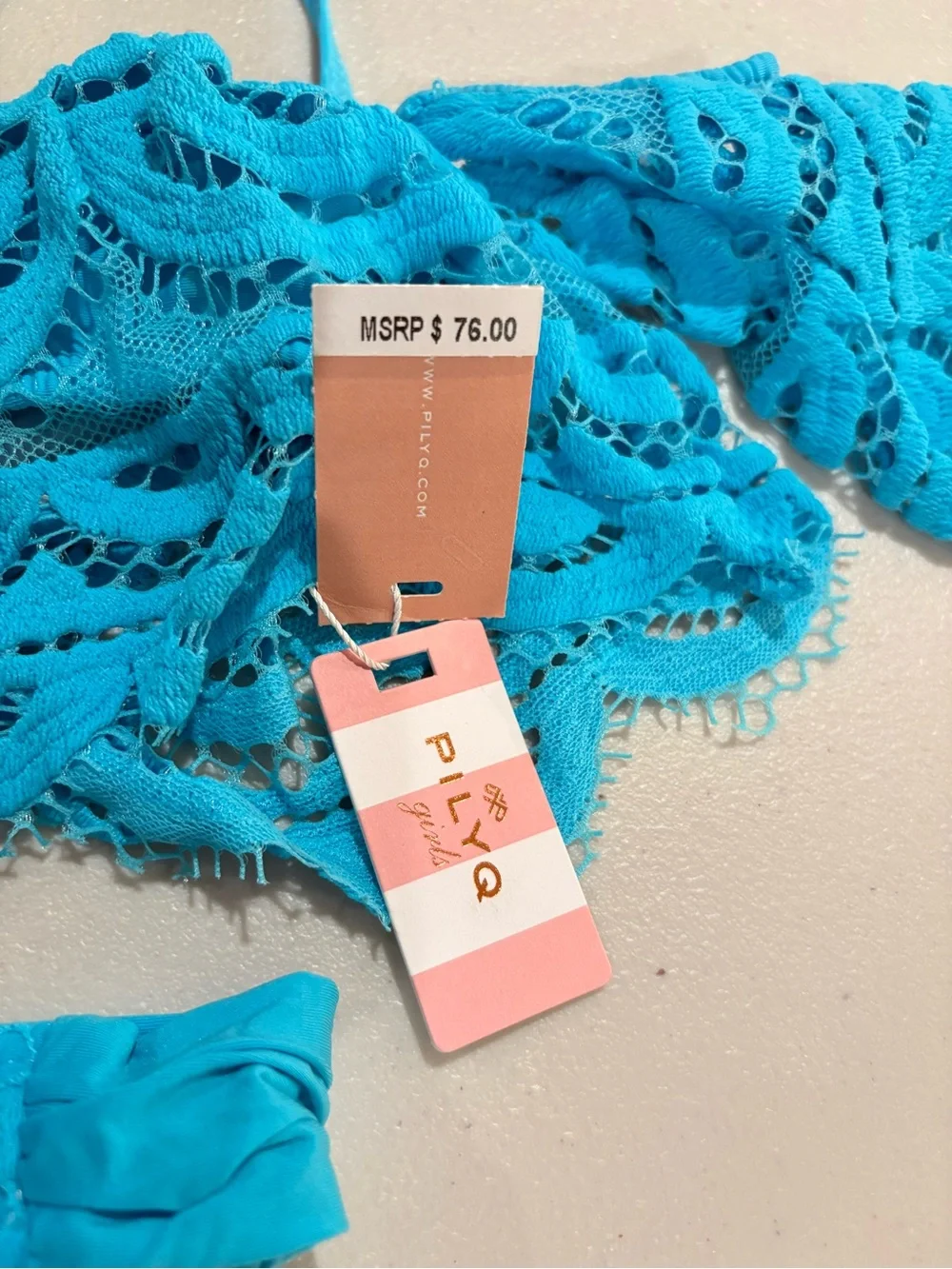 Pilyq lace ruffle